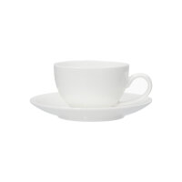 Espressotasse mit Untertasse 100 ml Weiß
