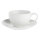 Espressotasse mit Untertasse 100 ml Weiß Set 6 Stück