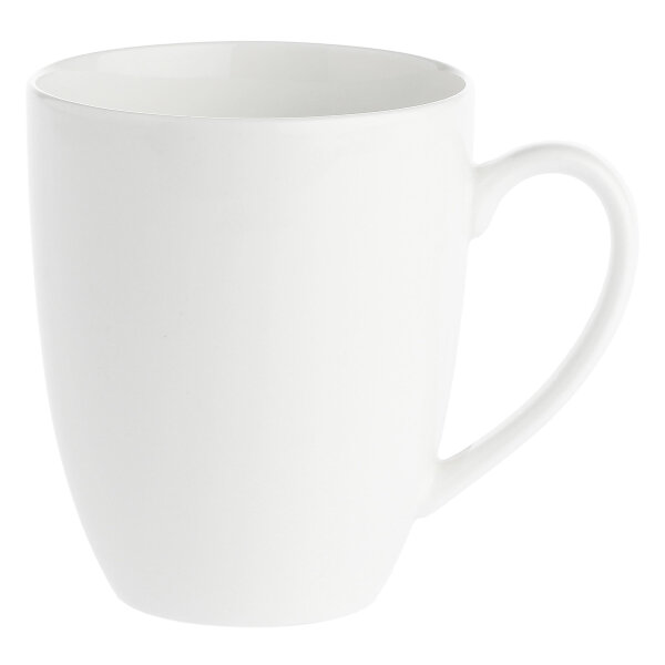 Kaffeebecher 450 ml Weiß Set 6 Stück