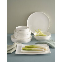 Servierplatte rechteckig Essenziale Gourmet 35 x 23 cm Weiß