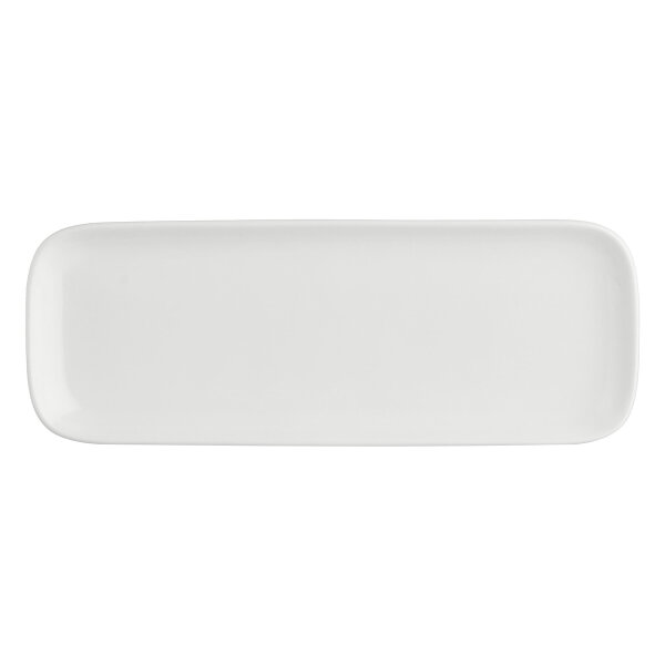 Teller rechteckig Essenziale New Age 30 x 11 cm Weiß