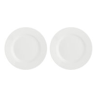 Frühstücks-Set 8-teilig für 2 Personen Weiß Essenziale