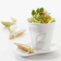 Knickbecher Cappuccino 0,18l Weiß