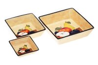 Schüssel eckig 14cm handbemalt "TOSCANA"