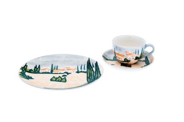 Frühstücksteller 20 handbemalt  "SIENA"