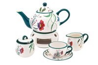 Zuckerdose handbem. "BLÜTENZAUBER"