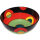 Schale rund 25 cm handbemalt "SAMBA"