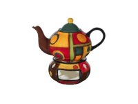 Teekanne 0,6 ltr. handbemalt "SAMBA"