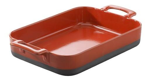 AUFLAUFFORM 70 cl RECHTECKIG Piment-rot REVOL