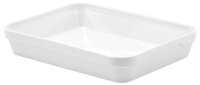Auflaufform 28 x 21 x 6,5cm weiss