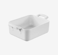 AUFLAUFFORM 45 cl RECHTECKIG Weiss