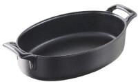 AUFLAUFFORM 40 cl OVAL TIEF Gusseisenoptik