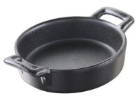 CREME BRULEE 3 cl OVAL mini Gusseisenoptik