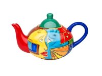 Teekanne 1,2 ltr. handbemalt “FACE to FACE”