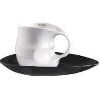 Luigi Colani Porzellan Kaffee Cappuccino Tasse mit Untertasse 2 tlg.