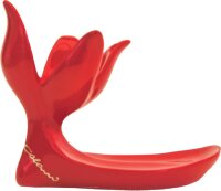 Luigi Colani Porzellan Eierbecher Set 2 tlg. rot