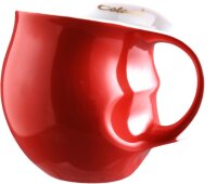 Luigi Colani Porzellan Kaffeebecher rot