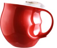 Luigi Colani Porzellan Kaffeebecher rot