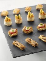 BURGER & STEAKTELLER  QUADRATISCH 25 x 25 cm Schieferoptik