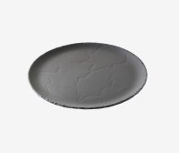 STEAKTELLER RUND 20 cm Matt schiefer