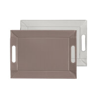 Wendetablett Taupe / Weiss - 45 x 35cm