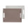 Wendetablett Taupe / Weiss - 45 x 35cm