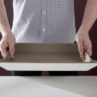 Wendetablett Taupe / Weiss - 55 x 41cm