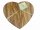 Schneidbrett Herzform 12,5x12,5x1,6 cm Olivenholz