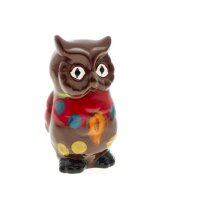 Eule 12cm handbemalt "SAMBA"